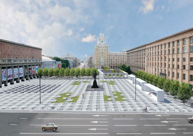 проект триумфальной площади от компании Buromoscow